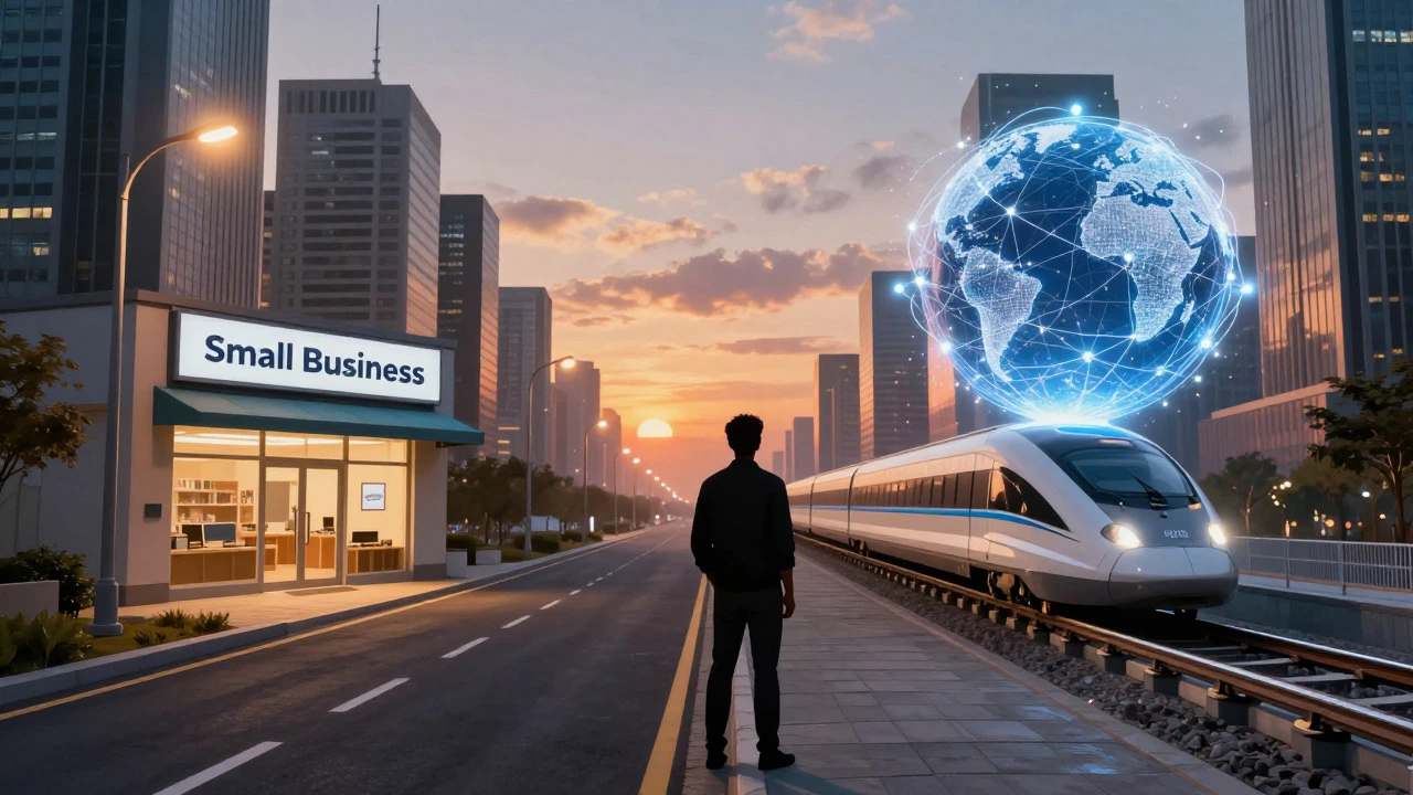 Metaphorical paths for small business sites versus scalable tech startups